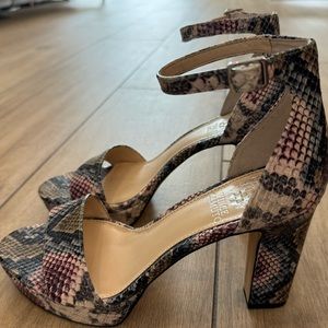 Vince Camuto ankle strap Vince Pastel Snake sandal